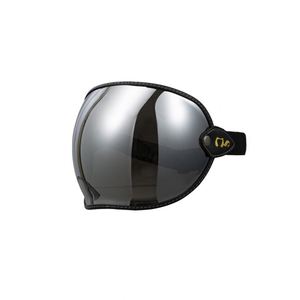 Visière de casque de moto scooter moto visage ouvert 3/4 jet vintage rétro lunettes visière à vendre - Product Image 3