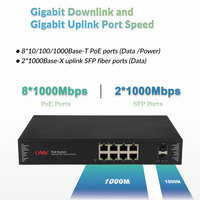 10-port Gigabit PoE Switch for Cctv