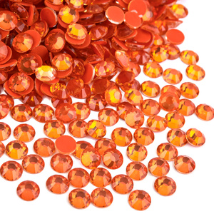Blinginbox No Hot Fix Bulk Flatback Rhinestones Strass Crystal 100 Gross Mocha Opal Colors Nail Art Rhinestones Glass Crystal - Product Image 3