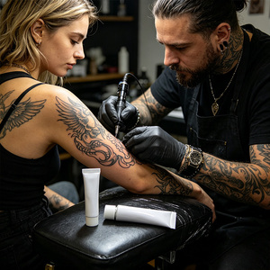 Nuevo Lanzamiento 2026, Bálsamo para Tatuajes Premium de 10g, Cuidado Natural y Suave para Cejas y Labios, para Estudios y Salones de Tatuajes - Product Image 2
