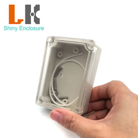 115*90*55mm petit couvercle Transparent boîtier de boîtier étanche boîte de commutation de bouton extérieur boîtier PC boîtier ABS boîte de jonction