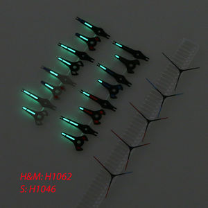 <span class=keywords><strong>Mods</strong></span> luminosos súper verdes de diseño de avión aptos para NH34 NH35 NH36 movimiento reloj manos reloj de pulsera piezas - Product Image 5