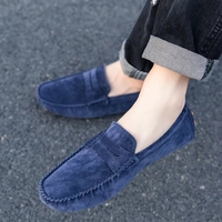 Mocassins pour hommes en gros, antidérapants, grandes tailles, style décontracté pour la marche en extérieur, semelle souple