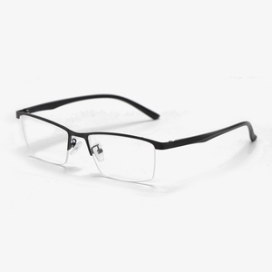 <span class=keywords><strong>Lecool</strong></span> 8743 54-16-142 Gafas de Negocios Sólidas con Montura Semi-Aro de Acero Ligero y Antireflejo - Product Image 2