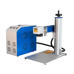 Mini machine de gravure d'inscription de laser de fibre de petite entreprise de niveau à faible bruit pour l'acier au carbone