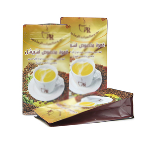 Factory Direct Sale 12oz Coffee Bag Flat Bottom Plastic Coffee Bag Coffee Bag With Valve