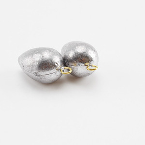 Plomada de pesca Aohu Teardrop de 80g con anilla para pesca de carpas - Product Image 4