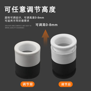 Patas ajustables de plástico para muebles de cocina, base de soporte para sofá con diseño de rosca profunda, fácil instalación - Product Image 3