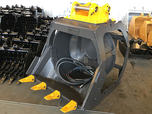 Monde CE cấp giấy chứng nhận <span class=keywords><strong>ROTARY</strong></span> sàng lọc bucekt đá <span class=keywords><strong>ROTARY</strong></span> sàng lọc xô máy xúc liên tục quay xô - Product Image 5