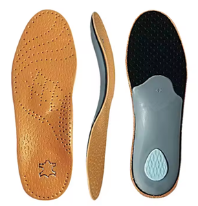 Semelles orthopédiques en <span class=keywords><strong>cuir</strong></span> chaussures orthopédiques <span class=keywords><strong>semelle</strong></span> pour pieds pieds plats soutien de la voûte plantaire pour hommes et femmes semelles de chaussures d'affaires - Product Image 2