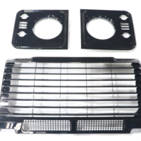 Nouvelle calandre avant noire brillante pour Land Rover Defender 90 110 130 classique, accessoires extérieurs pour véhicules