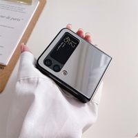 Moskado — coque de téléphone portable miroir, étui résistant aux chocs pour samsung galaxy z flip 3, nouvelle collection