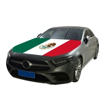 Drapeau de capot de voiture mexicain personnalisé, bannière extensible pour SUV et camion, 130x150cm, livraison directe, décoration automobile pour fans de football