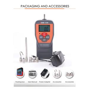 विक्टर 10n 2.2lb डिजिटल बल गेज उपकरण पोर्टेबल मीटर उच्च सटीक पुश पुल बल टेस्टर स्प्लिट डायनोमीटर - Product Image 3