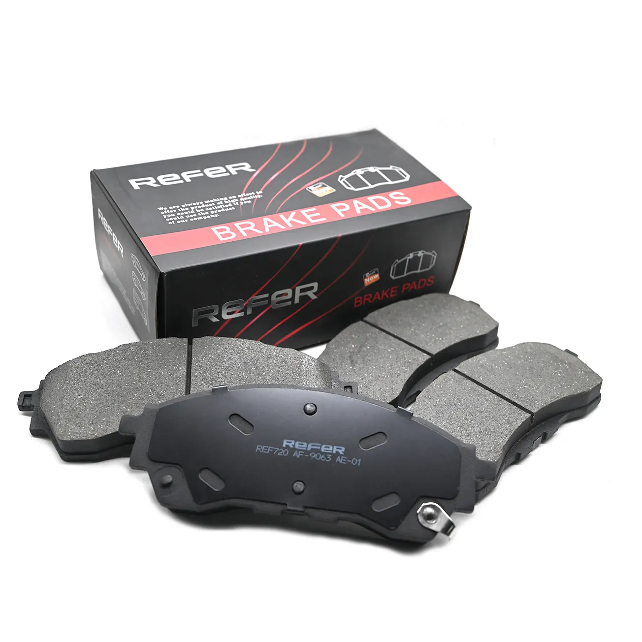 High Quality Metalware Disc Brake Pad D2085 2229885/EB3C2M001AA For FORD  JMC  Everest Dust free Semi metallic Brake Pad