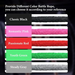 Corde da 1 pollice in Nylon nero da battaglia 30 piedi per esercizi di allenamento per la palestra di casa corde da lavoro pesanti per allenamento Fitness - Product Image 3