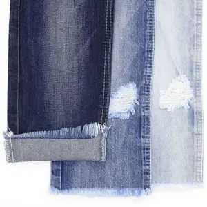 Tissu denim personnalisé en jean pour homme, étoffe élastique de 10 m, 11.6oz