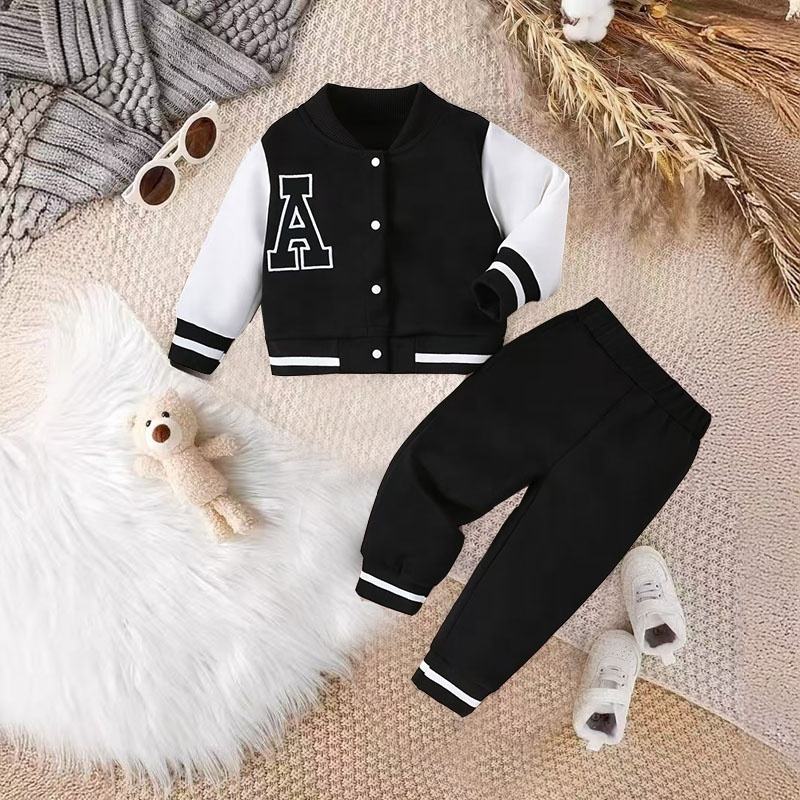 Trend Boutique 12 18 24 Months Rts Infant Tracksuit Jogger Sets Boy  Child Clothes Sport Kids Wear Wholesale Baby Boy Clothes