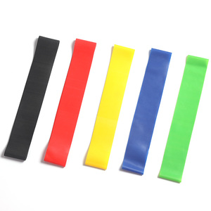 Ensemble de bandes de résistance TPE 5 pièces, boucles circulaires, équipement d'entraînement résistant à la transpiration, équipement de musculation à domicile - Product Image 1