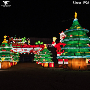 Tùy chỉnh ngoài trời không thấm nước Đèn lồng trung Quốc truyền thống vải Đèn lồng <span class=keywords><strong>Led</strong></span> giáng sinh trang trí cho nơi công cộng triển lãm - Product Image 3