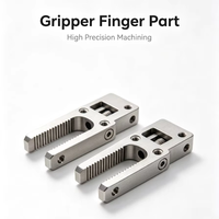 Kit de Brazos Robóticos Humanoides de 3/4/5 Ejes, Piezas de Aluminio Anodizado para Robots con IA, Mecanizado CNC, Electroerosión por Hilo para Servicio de Mecanizado