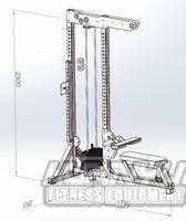 Machine à Câble Lat Pulldown et Rameur Direct Usine pour Musculation / Équipement de Fitness Commercial