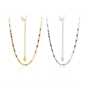 Cadena de Serpiente Redonda de Plata de Ley 925 SPJ de 2.0 mm, Cadena Plana para Clavícula, Chapada <span class=keywords><strong>en</strong></span> <span class=keywords><strong>Rodio</strong></span>, <span class=keywords><strong>Precio</strong></span> de Fábrica - Product Image 1