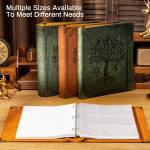 2025 Chất Lượng Cao PU Sinh Viên Da <span class=keywords><strong>3</strong></span>-<span class=keywords><strong>Ring</strong></span> Chất Kết Dính Phù Hợp Vòng Mềm Bìa Loose-Leaf Chất Kết Dính Lưu Trữ Thư Mục Tập Tin - Product Image 5