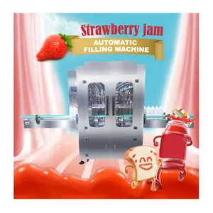 Automatic Chili Sauce Tomato Paste Ketchup Strawberry Jam Filling Capping Line Filler Capper Packing Machine