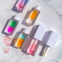 Logo personnalisé Lip Plumper Gloss 16 huile aromatisante fruit label privé soin des lèvres teinte colorée huile Vegan pour lèvres Plumper clair