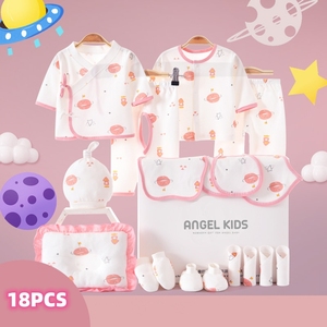 18 a 24 piezas recién <span class=keywords><strong>nacido</strong></span> 100 algodón mono mameluco caja de regalo <span class=keywords><strong>Kit</strong></span> primera colocación conjunto <span class=keywords><strong>ropa</strong></span> de bebé - Product Image 6