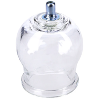 Kit de ventouses en verre Fire Free 12 ventouses Ribon Med Pompe à vide Hijama Massage Thérapeutique