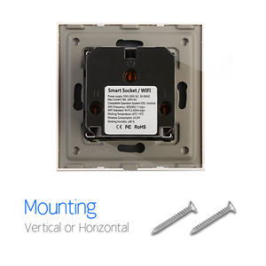 Touchmi vente en gros maison mur 1/2/3 voies Tuya Zigbee <span class=keywords><strong>prise</strong></span> intelligente allemagne Schuko lumière électrique verre <span class=keywords><strong>prise</strong></span> d'alimentation Wifi prises murales - Product Image 5