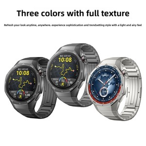 Reloj Inteligente WATCH GT5 Pro, Nuevo, Aleación de Titanio, 46 mm, Interfaz Curva, Revestimiento DLC Anti-Rayones, Correa Resistente al Desgaste, Botón Mariposa - Product Image 3