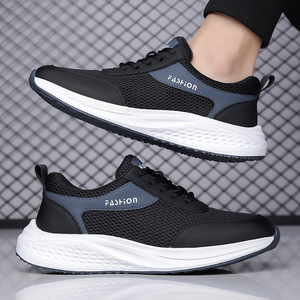 KuanWei Walking Shoes Mesh Upper Breathable Low Heel Round <b>Toe</b> Casual Outdoor Sport Rubber Outsole - Product Image 3