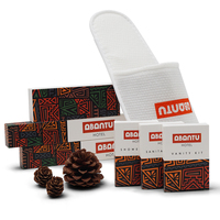 Ensemble d'articles de toilette jetables de marque pour hôtels, fournitures hôtelières en plastique, kit complet d'articles de toilette pour hôtels, pantoufles d'hôtel