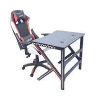 Bureau de jeu pour ordinateur de bureau à domicile en forme de K pas cher