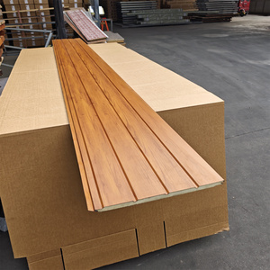 Panel Sándwich de Poliestireno Expandido (EPS) y Poliuretano (PU) para Aislamiento de Techos de Almacenes, Paredes de Baños y Materiales de Construcción, Panel de Pared de <span class=keywords><strong>Madera</strong></span> - Product Image 3