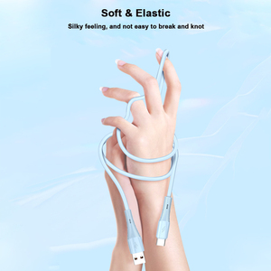 Chất lỏng Silicone nhanh sạc cáp, <span class=keywords><strong>USB</strong></span> Loại C Cáp, mềm bền Loại C Cáp phổ quát cho iPhone Samsung Google Pixel - Product Image 5