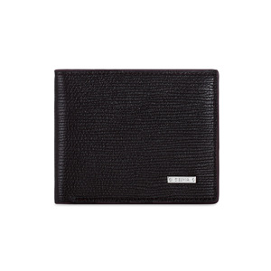 Wholesale Retro Striped PU Leather Men's Short <strong>Wallet</strong> With Coin Zipper Pocket, Slim Bifold Card Holder &amp; Cash Compartment - Product Image 2