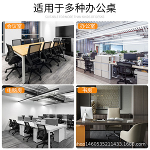 <b>Rectangle</b> Cable Management Box Aluminum Alloy Embedded Desk Cover With Brush Minimalist Design For Office Conference Table - Product Image 4