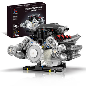K96209 Engine Powered <b>Building</b> Block <b>Model</b> Mechanical Assembly Toy For Kids 8-13 Years Unisex Educational Gift Set - Product Image 1