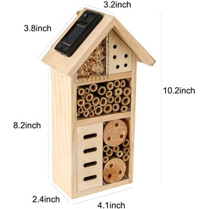 Outdoor Opknoping Huis Voor Mason Bee Vlinder Insect Live Houten Knuffel Huis - Product Image 3