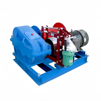 Torno eléctrico de cable de acero de frecuencia variable de 3 a 100 toneladas con control PLC de baja velocidad para instalación de equipos