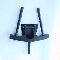 Barre de dips réglable en Y pour Power Cage, accessoires de barre de dips pliables, station murale pour tractions et dips