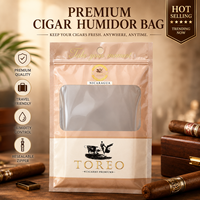 Sac en plastique de 50g pour tabac à rouler et cigares, avec fermeture éclair et autocollant, vente en gros
