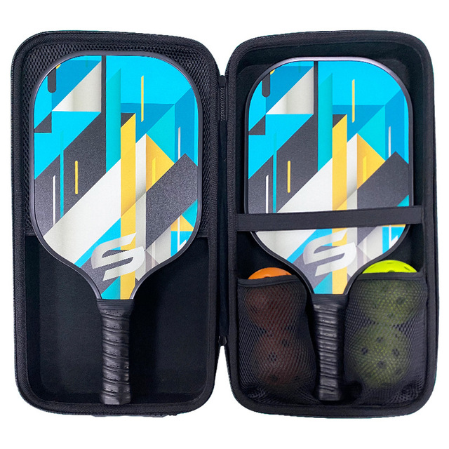 Wholesale 3K Carbon Fiber Pickleball Paddle Set Portable Durable Edge Guard Beach Racket High Level Performance