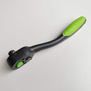 Clé à cliquet verte et noire à poignée en H, 12 pouces, entraînement impérial, pour réparation automobile et entretien mécanique - Product Image 2