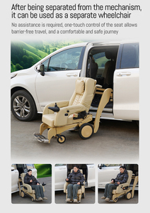 Voiture modifiée avec des sièges électriques réglables contrôlés par des tiges longitudinales actionnées certifié CE adapté aux personnes handicapées - Product Image 4