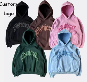 Sweat-shirt à capuche pour hommes avec logo imprimé 3D personnalisé DIY 100% coton 400G Pull lourd Tailles européennes/américaines - Product Image 1